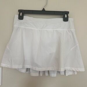 White Lululemon tennis skirt